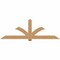 Ekena Millwork Redmond Smooth Timber Gable Bracket, Western Red Cedar, 96"W x 32"H x 5 1/2"D x 5 1/2"F, 8/12 Pitch GBW096X32X0606RED00SWR - alternate 1